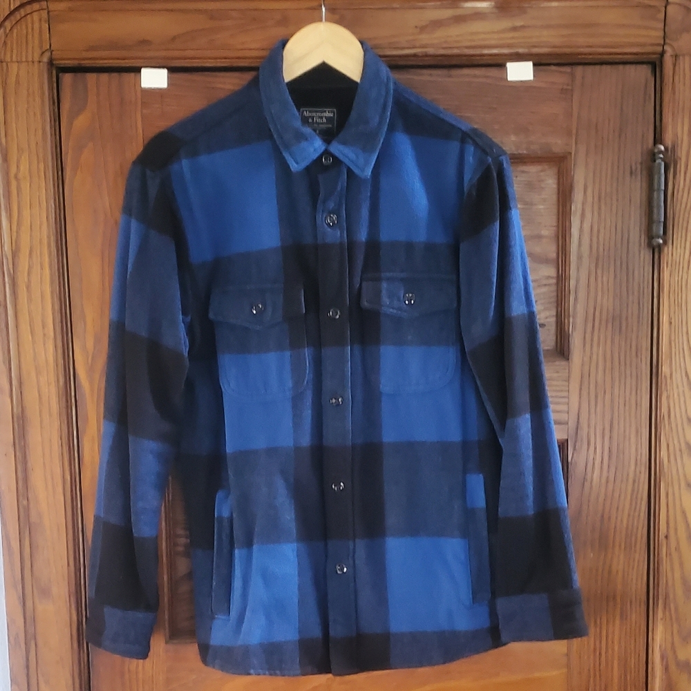 Abercrombie and Fitch plaid heavy shirtjak shirt jacket